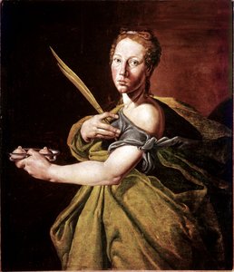 St Agatha av Tanzio da Varallo