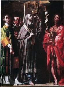 St. Charles som bär den heliga spiken