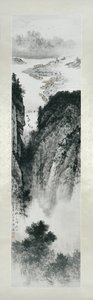 Flodlandskap, 1965 av Tao Yiqing