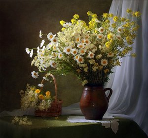 Rustika sommarblommor
