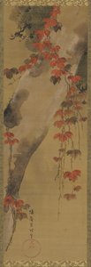 Tall och höstranka, Edo-period, sent 1700-tal. av Tawaraya Sōri