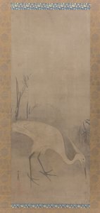 White Heron Shirosagi zu, tidigt 1600-tal.