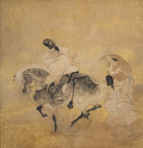 Korsning vid Sano Sano, ca. 1600-1 av Tawaraya Sotatsu
