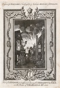 Great Fire of London, 1666 c1783 av Taylor