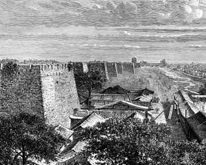 Pekings gamla stadsmur, Kina, 1800-talet