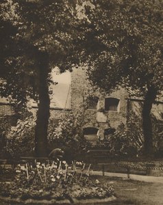 Plats för Marshalsea-fängelset från Churchyard of St. Georges, Southwark, c1935. av Taylor