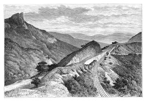 Bhor Ghat, nära Khandala, Indien, 1895. av Taylor