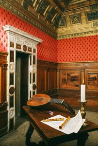 I palatset i Mantua visar marskalkinnan Isabella dEste i sitt musikrum... av Ted Spiegel
