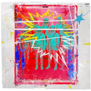 Astronaut stars, 2015 (blandade media på duk) av Teis Albers