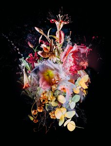 Bouquet XX, 2016 (blandade media på duk)