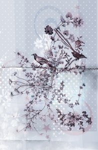 Branches of Birds, 2015 (Collage på duk) av Teis Albers