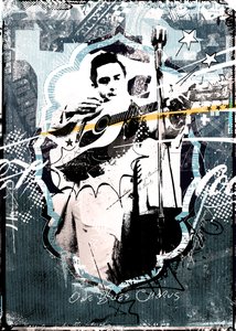 CASH, 2015 (Collage på duk) av Teis Albers