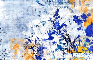 Exciting Light, 2014 (blandade media på duk) av Teis Albers