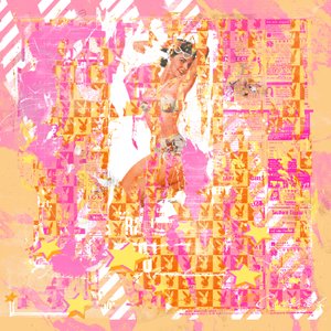 Pinup2, 2014 (blandade media på duk) av Teis Albers