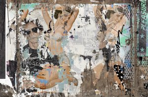 Taste of life, 2015 (Collage på duk)