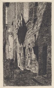 Huset Dante da Castiglione [Huset av Dante da Castiglione] av Telemaco Signorini