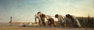 T.Signorini, Dragbanan / målningen, 1864/65