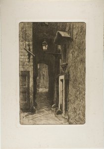 Riddargatan av Telemaco Signorini