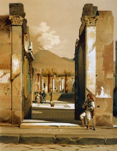 Vy över House of Faun i Pompeji