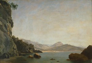 Utsikt över Salernobukten (olja på duk)