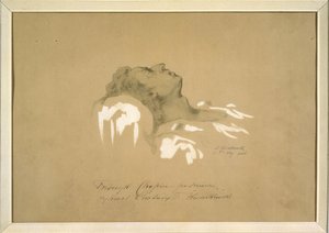 Frederic Chopin (1810-1849) på hans dödsbädd av Kwiatkowski, Teofil (1809-1891). Bläck, gouache, grafit på papper av Teofil Kwiatkowski