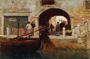 En venetiansk valvgång