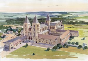 Gisborough Priory, Redcar och Cleveland, c tidigt 1400-tal c1995-c2005. av Terry Ball