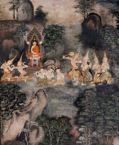Frestelse av Buddha (väggmålning)