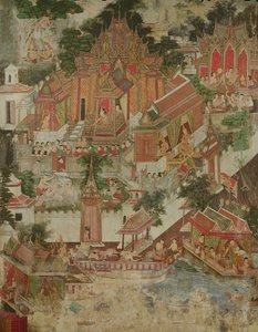 Vessantara Jataka, Wat Suwannaram, Thonburi, 1831 av Thai School