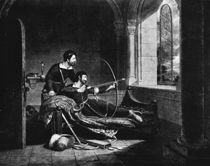 Robin Hoods död, c1835, 1912