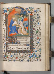 Timbok (användning i Paris): Fol. 67r, De vise männens tillbedjan