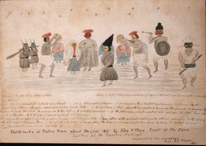 Skiss över Gurkha-livet i Dehra Dun, ca 1821 (akvarell på papper) av The Hon. Frederick Shore