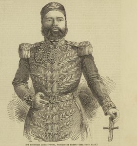 Hans höghet Abbas Pacha, vicekung av Egypten ILN-1852-0327-0001 av The Illustrated London News