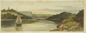 The Avon under Sea Walls, c.1820 (penna och akvarell på papper) av The Rev. John Eagles