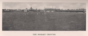 Hobart Cricket Ground, Tasmanien, Australien, 1912 av The Sydney Daily Telegraph
