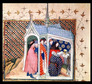Harl 1319 f.41v Jarlen av Northumberlands ed från 