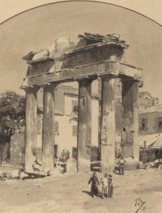 Gamla marknadsporten av Themistocles von Eckenbrecher