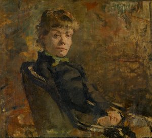 Fru Constantin Meunier av Théo van Rysselberghe