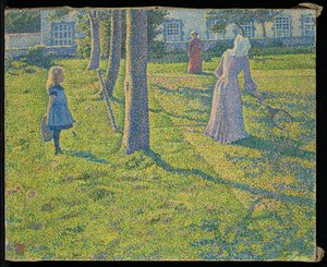 På Thuin eller Tennisfesten av Théo van Rysselberghe