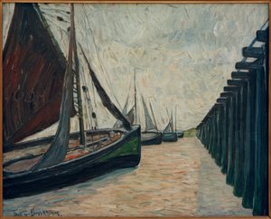 Segelbåt i Nieuport