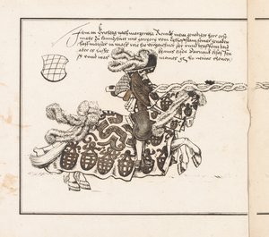 Boka om turneringar: Jouster Facing Right av Theobald Senefelder