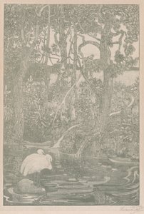 Bosidylle (Woodland Idyll) av Theodoor van Hoijtema