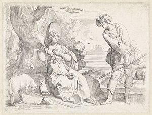Herde och Herdinna av Theodoor van Thulden