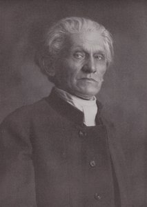 Stefan George, tysk symbolistisk poet (svartvitt foto) av Theodor Hilsdorf
