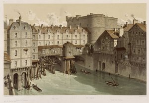 Den lilla Chatelet och den lilla bron av Theodor Josef Hubert Hoffbauer