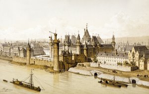 Louvren på 1500-talet, ca 1880 (illustration)