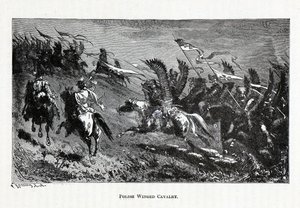 Polskt bevingat kavalleri, 1882 av Theodor Knesing