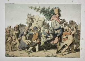 Sankt Nikolaus omgiven av barn av Theodor Mintrop