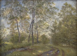 En å nära Meilgårds herrgård, Jylland av Theodor Philipsen