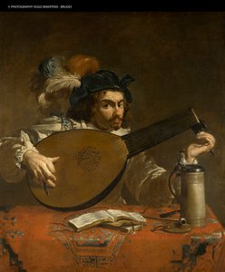 The Lute Player (olja på duk)